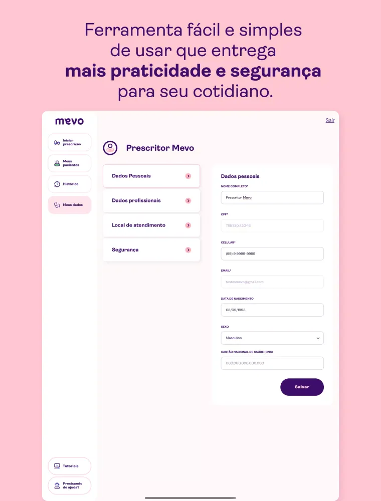 Mevo Profissionais Screenshots