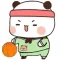 Animated Bubu Panda Stickers