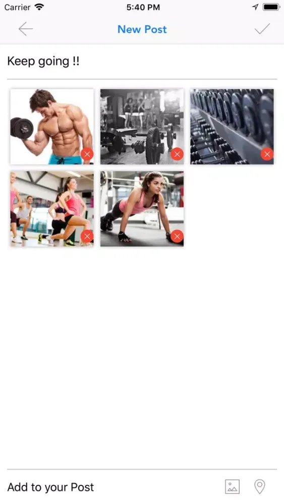 CoFETCH - A Fitness Social App Screenshots