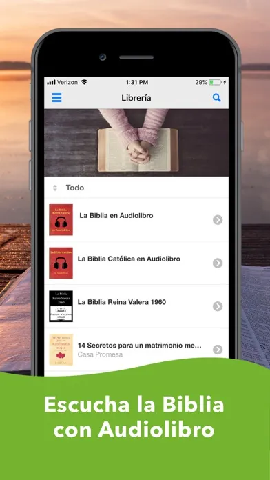 Ảnh chụp màn hình của Biblia Reina Valera en Español
