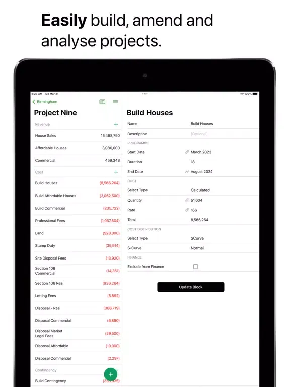 Development Appraisals iPad  스크린샷