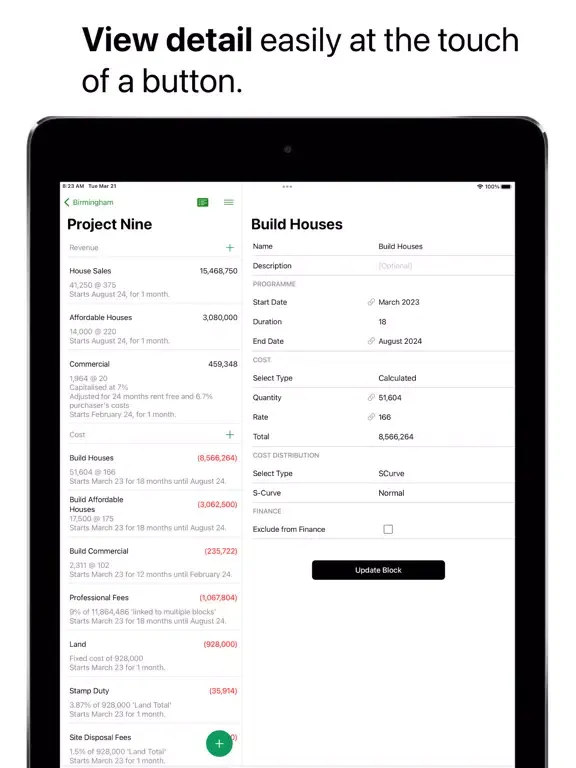 Development Appraisals iPad  스크린샷