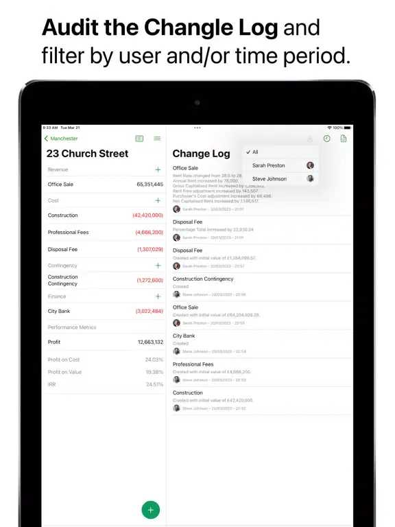 Development Appraisals iPad  스크린샷