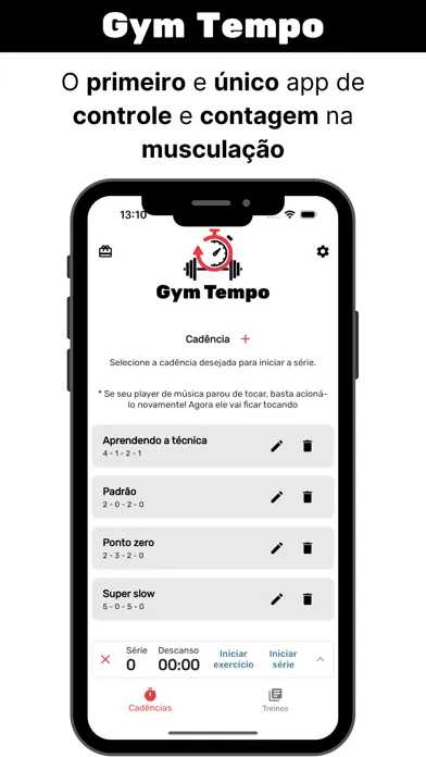 Gym Tempo - Contagem no treino 스크린샷