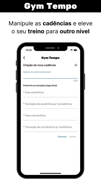 Gym Tempo - Contagem no treino 스크린샷