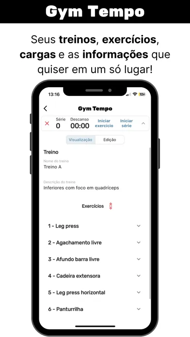 Gym Tempo - Contagem no treino 스크린샷