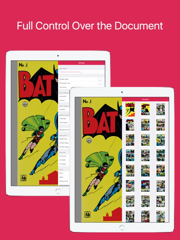 Comics Book Reader iPad 应用截图