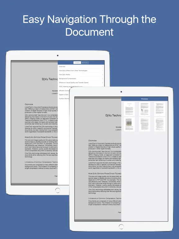DjVu Reader Pro - Viewer for djvu and pdf formats iPad स्क्रीनशॉट