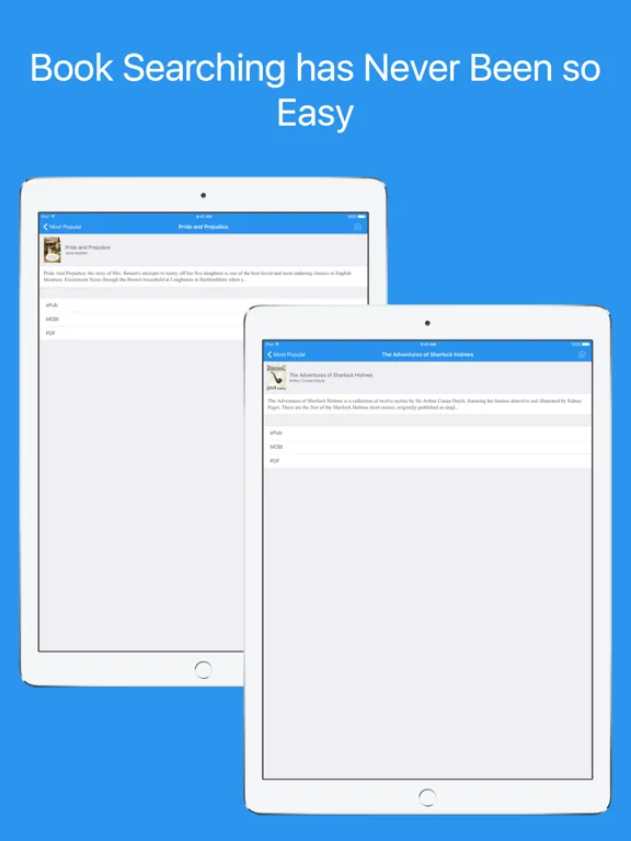 MOBI Reader - Reader for mobi, azw, azw3, prc iPad  Screenshots
