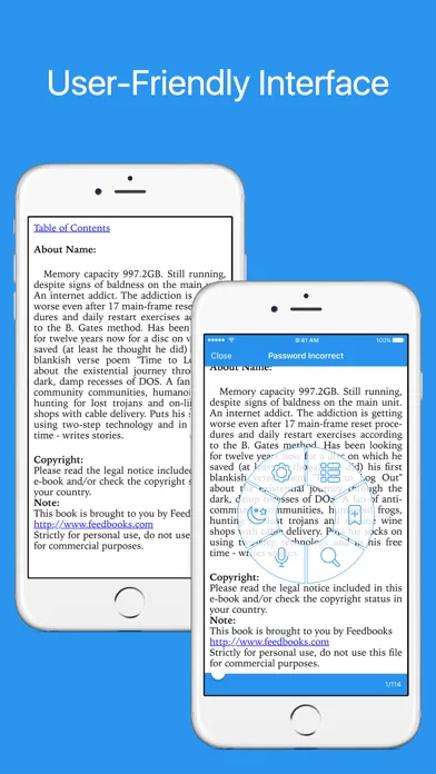 MOBI Reader - Reader for mobi, azw, azw3, prc Screenshots