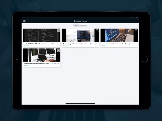 Deventure Training iPad  Ekran Görüntüleri