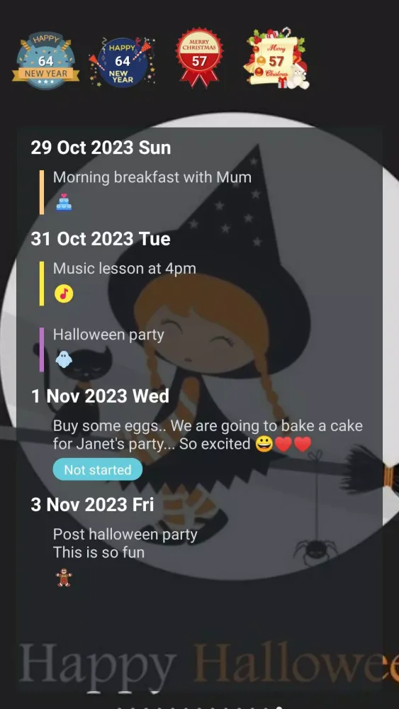 Canada Calendar Screenshots