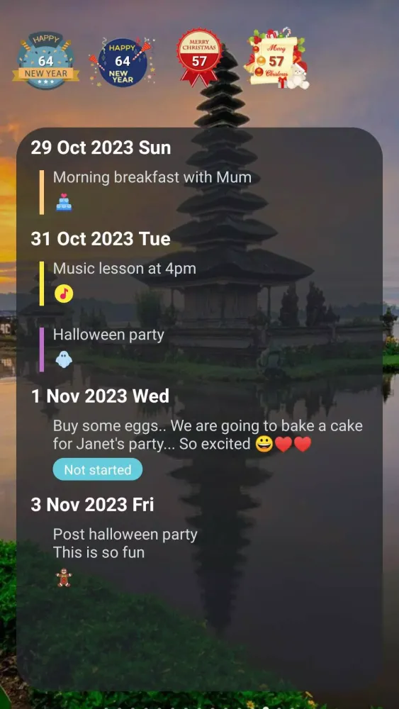 Скриншоты Japan Calendar