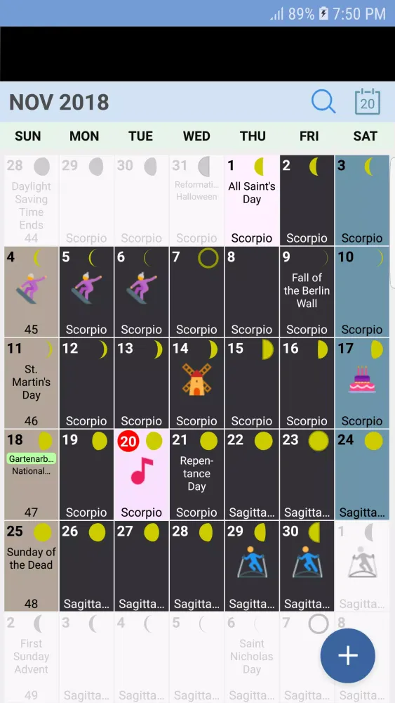 Скриншоты Japan Calendar
