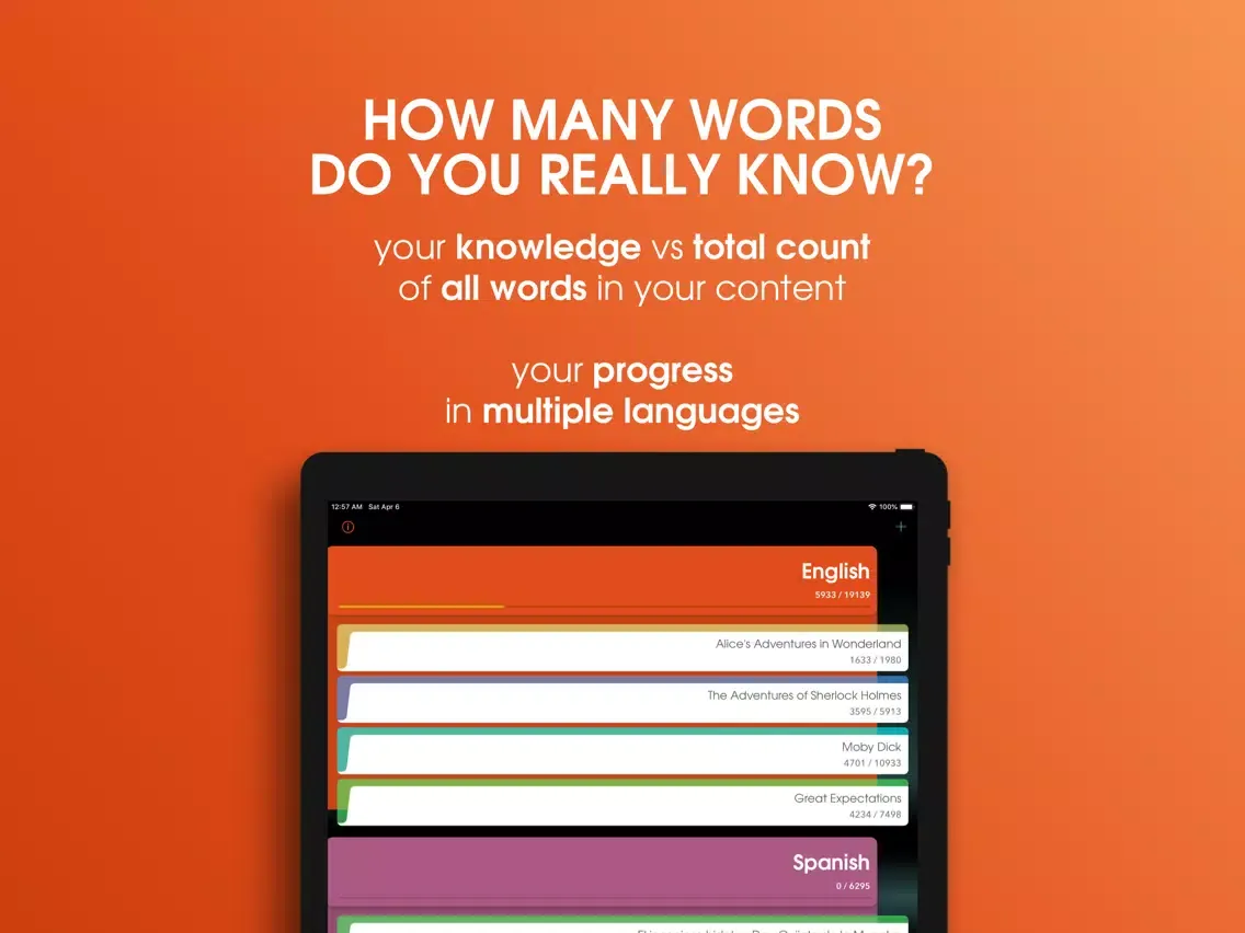 Ảnh chụp màn hình của Vocalibrary Lite iPad 