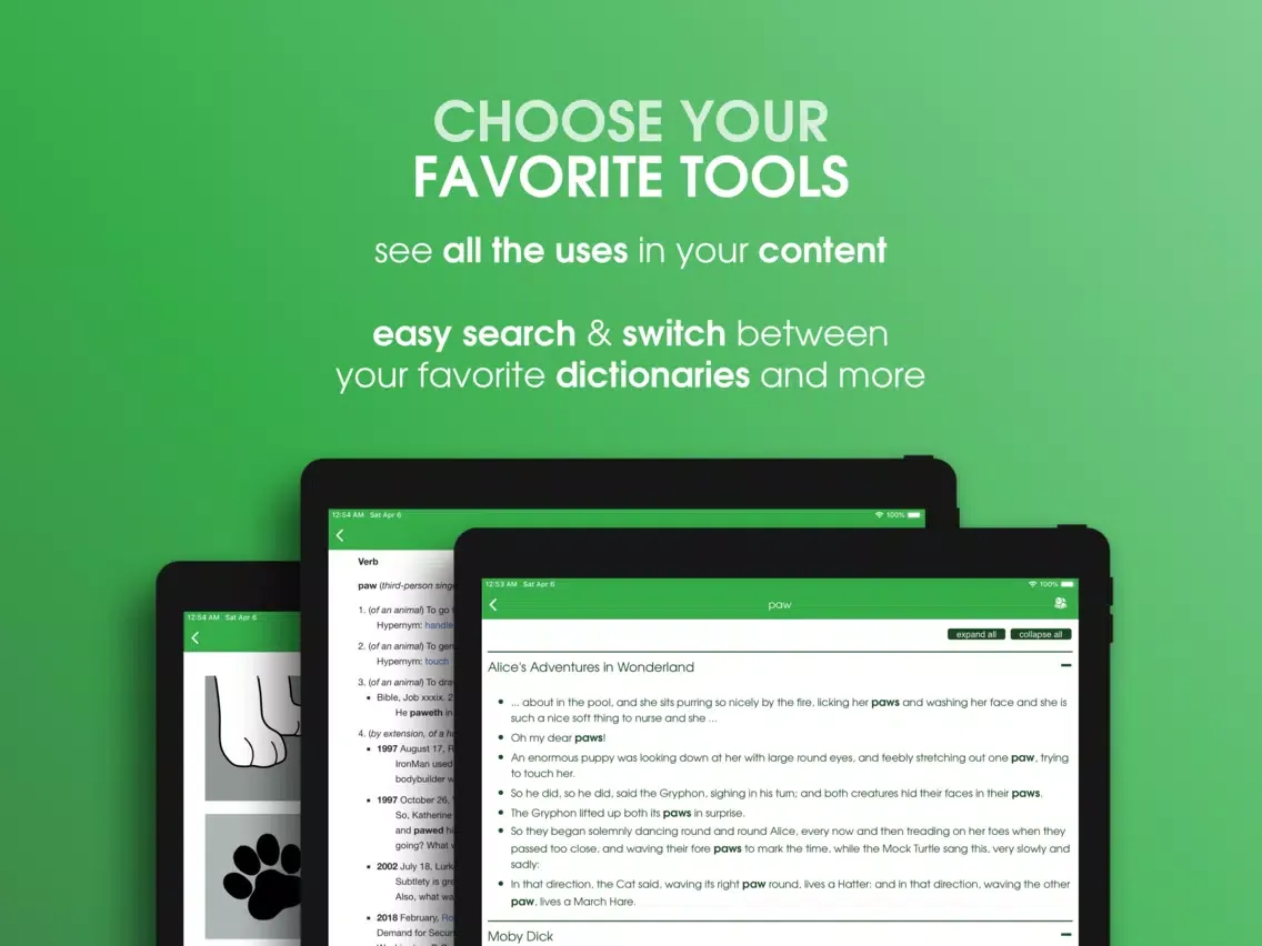 Ảnh chụp màn hình của Vocalibrary Lite iPad 