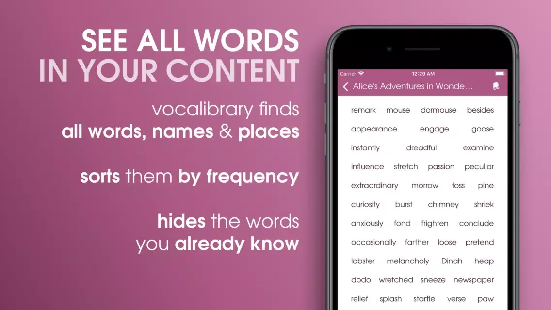 Ảnh chụp màn hình của Vocalibrary Lite