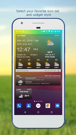 Weather & Clock Widget应用截图
