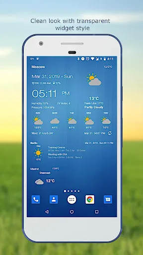 Weather & Clock Widget应用截图