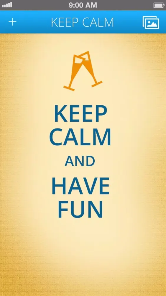 Capturas de pantalla de Keep Calm for iPhone