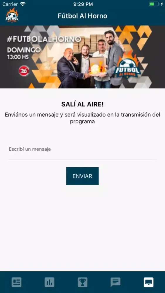 Fútbol Al Horno應用截圖