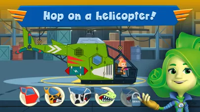 Tangkapan layar The Fixies: Helicopter Game!