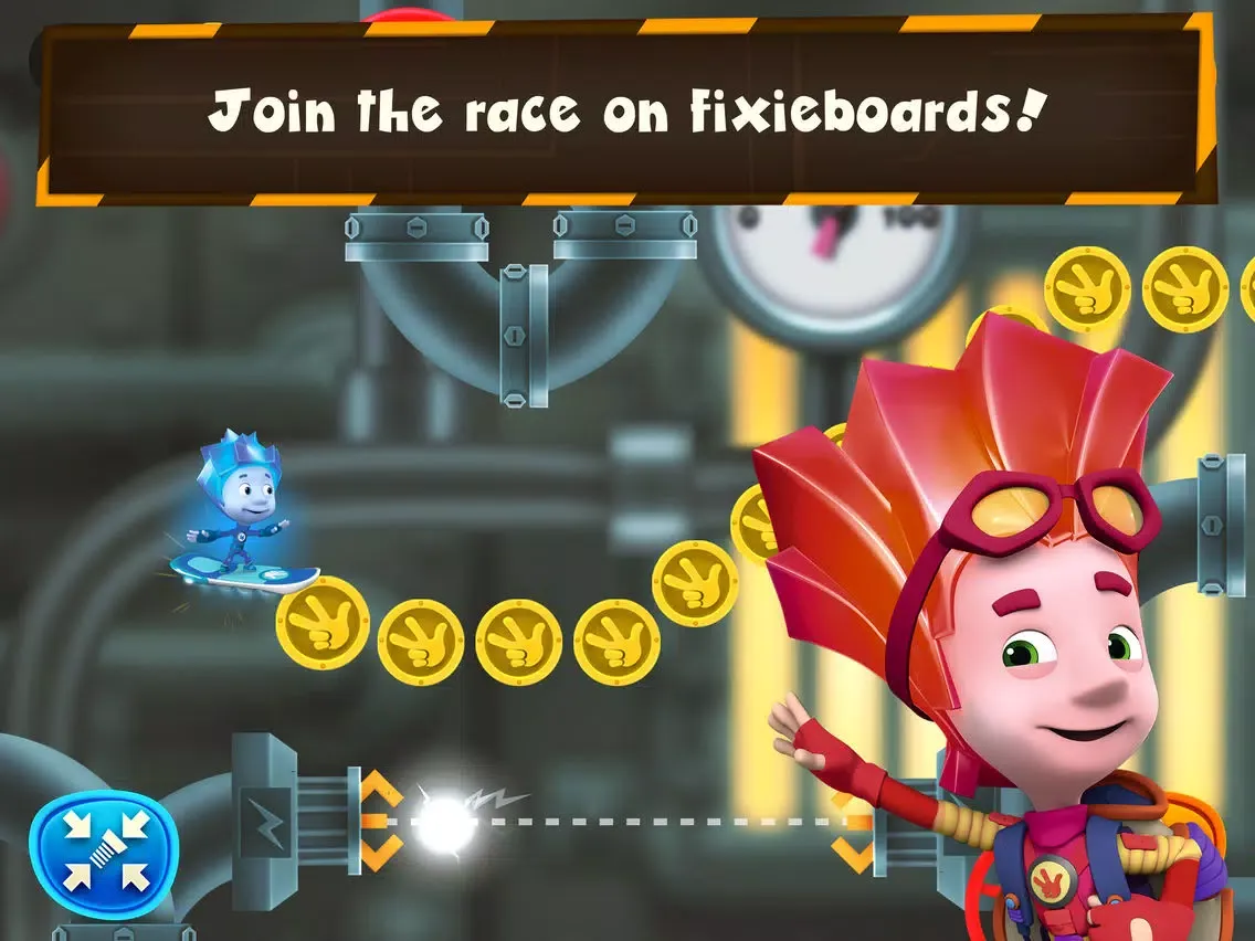 ภาพหน้าจอของ Fixie Surfer endless runner, racing games for kids iPad 