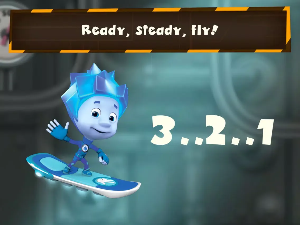 ภาพหน้าจอของ Fixie Surfer endless runner, racing games for kids iPad 