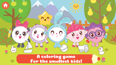 ภาพหน้าจอของ BabyRiki: Coloring Kids Games!