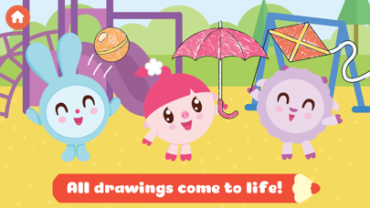 ภาพหน้าจอของ BabyRiki: Coloring Kids Games!