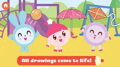 Tangkapan layar BabyRiki: Coloring Kids Games!