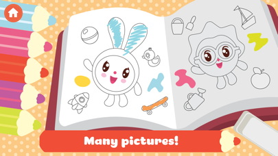 ภาพหน้าจอของ BabyRiki: Coloring Kids Games!