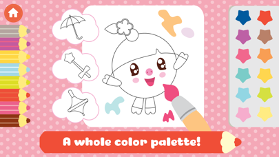 ภาพหน้าจอของ BabyRiki: Coloring Kids Games!