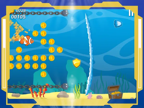 Tangkapan skrin Aquarium Fish Survival iPad 