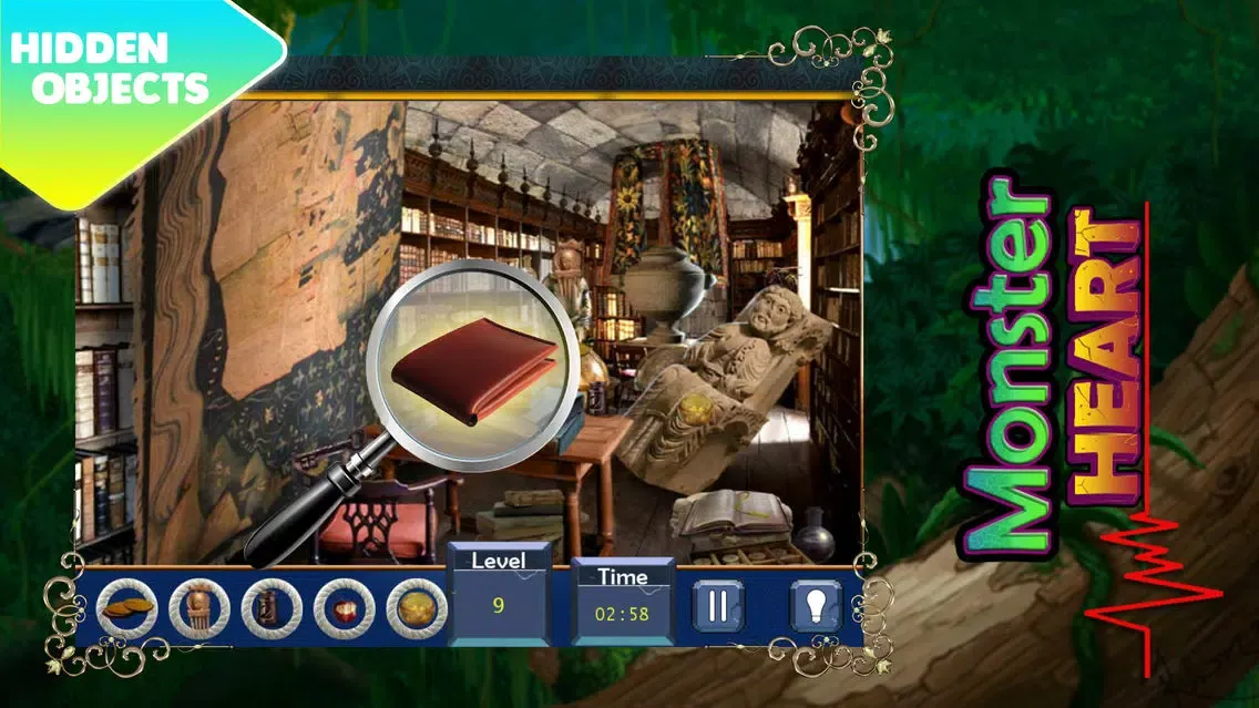 Secrets of the Deep : Monster Heart Hidden Object Games Free Version Screenshots
