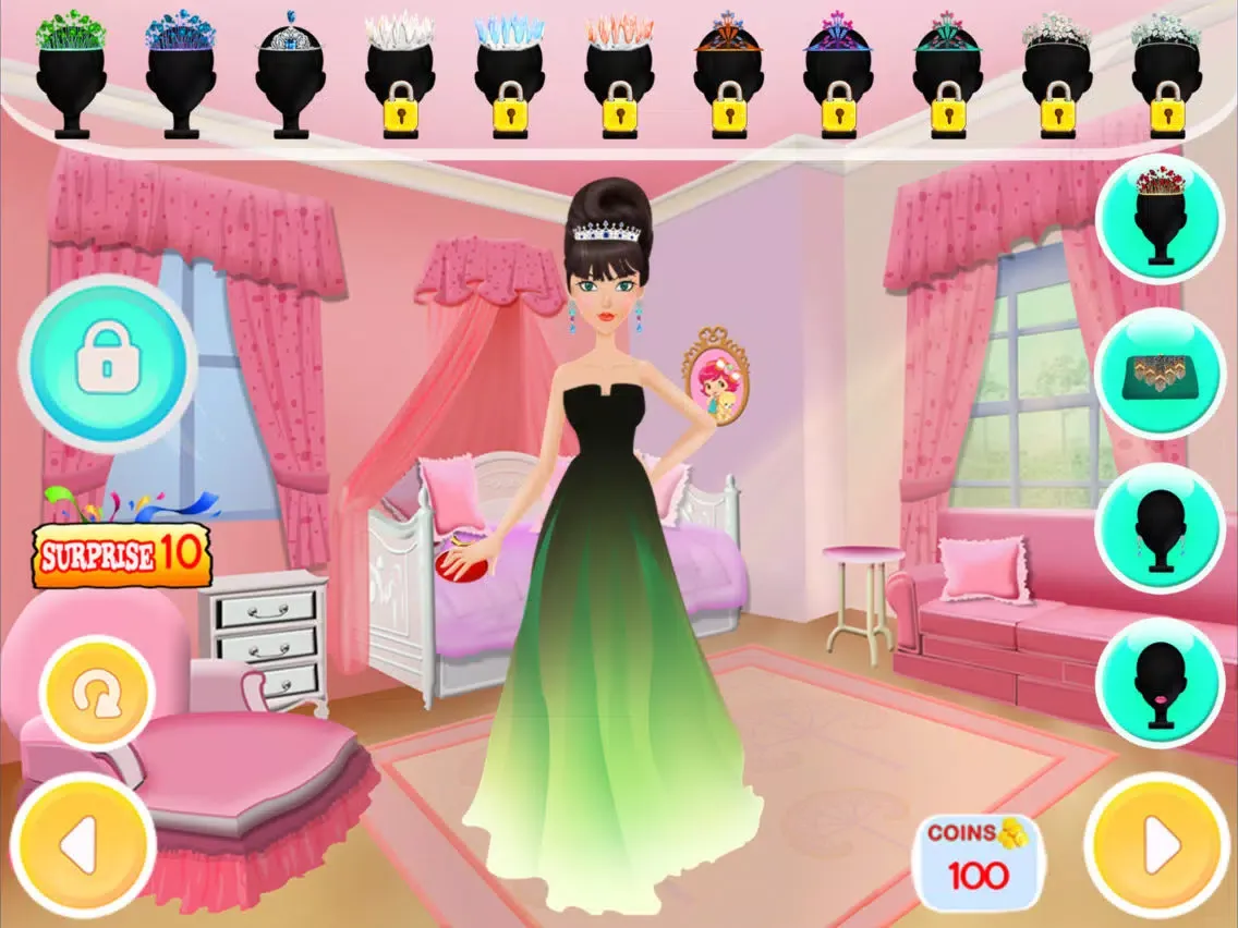 Princess Fashion Dressup Model Amazing iPad  Screenshots