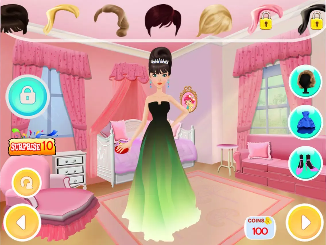Princess Fashion Dressup Model Amazing iPad  Screenshots