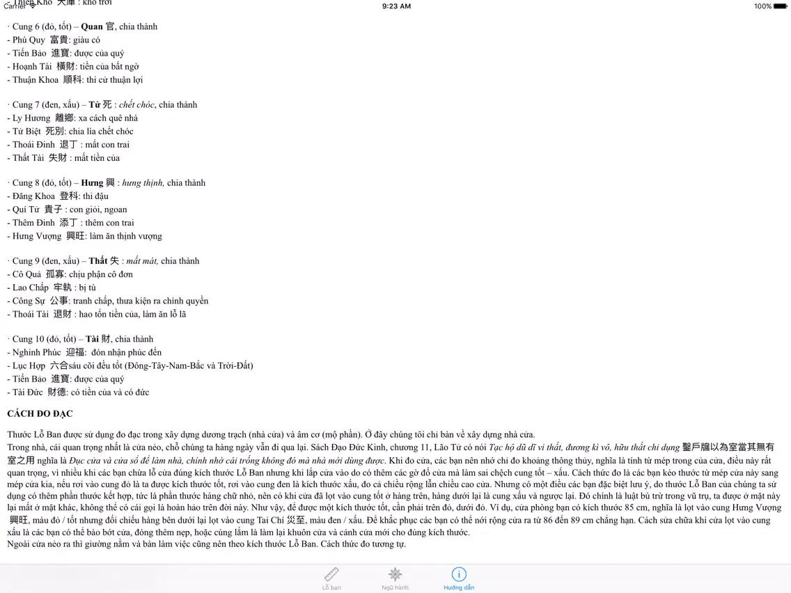 Capturas de pantalla de Thước lỗ ban Pro iPad 