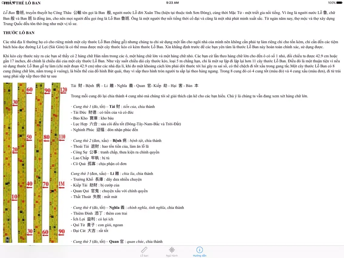 Capturas de pantalla de Thước lỗ ban Pro iPad 
