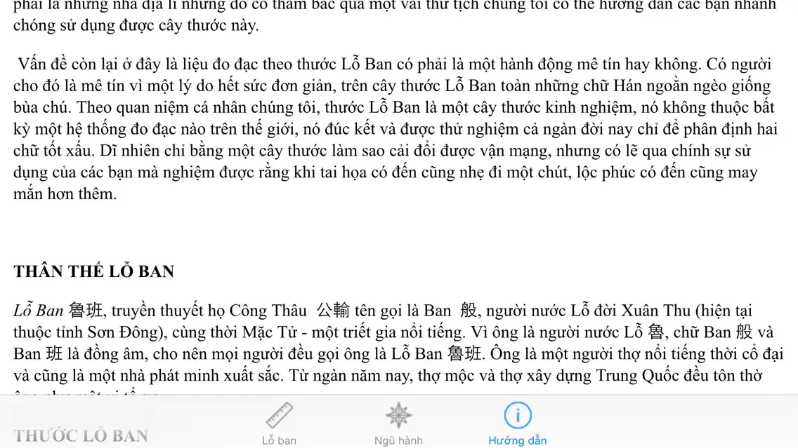 Capturas de pantalla de Thước lỗ ban Pro