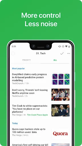 Ảnh chụp màn hình của Feedly - Smarter News Reader