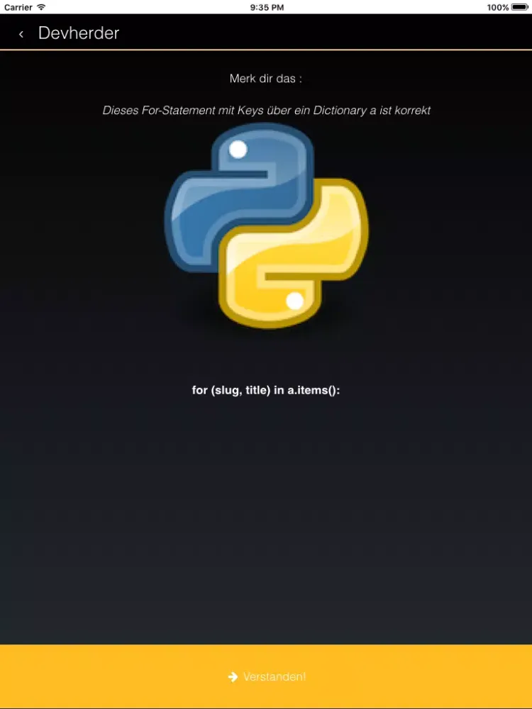 DevHerder Programmieren lernen iPad 应用截图
