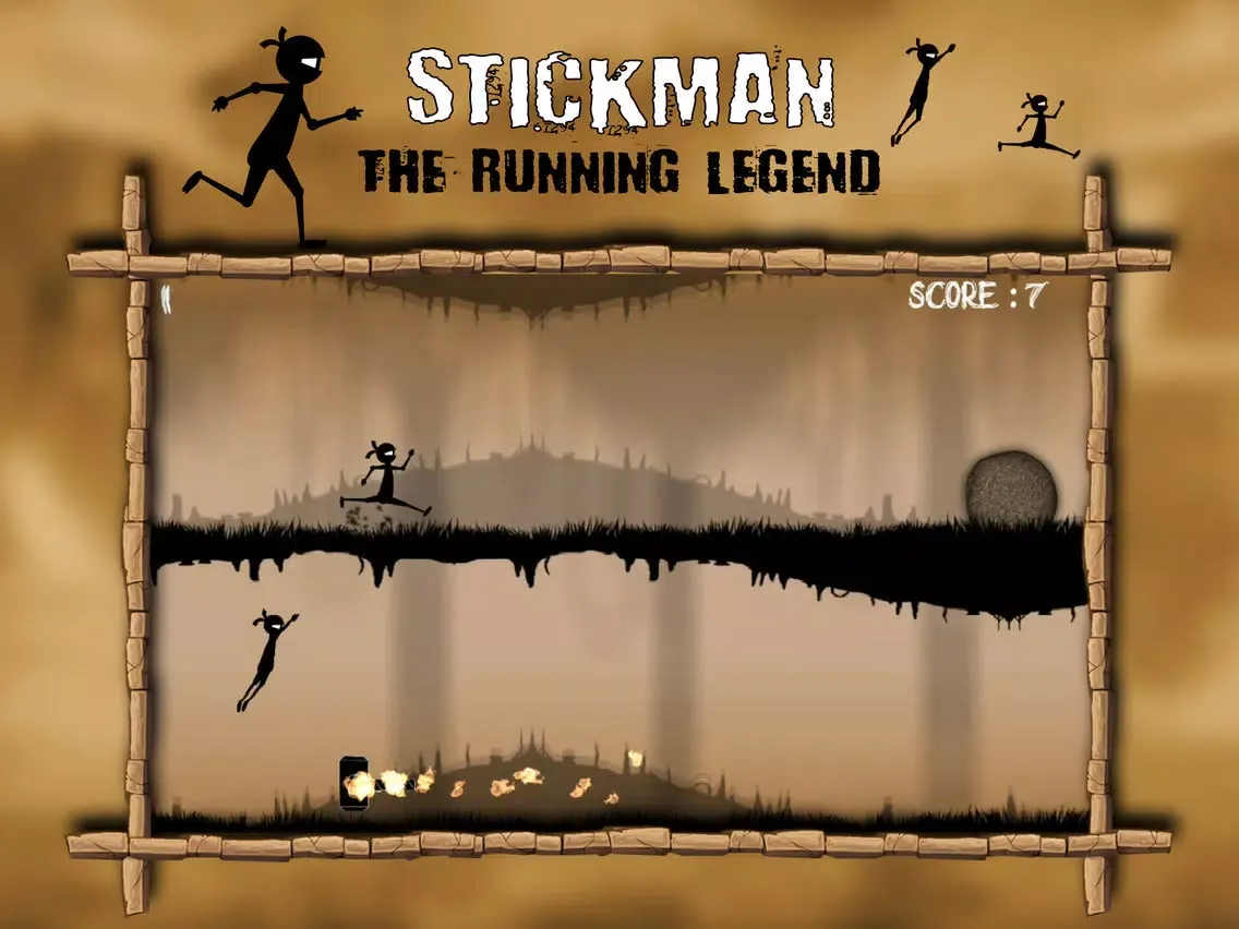 Capturas de tela do StickMan-The Running Legend iPad 