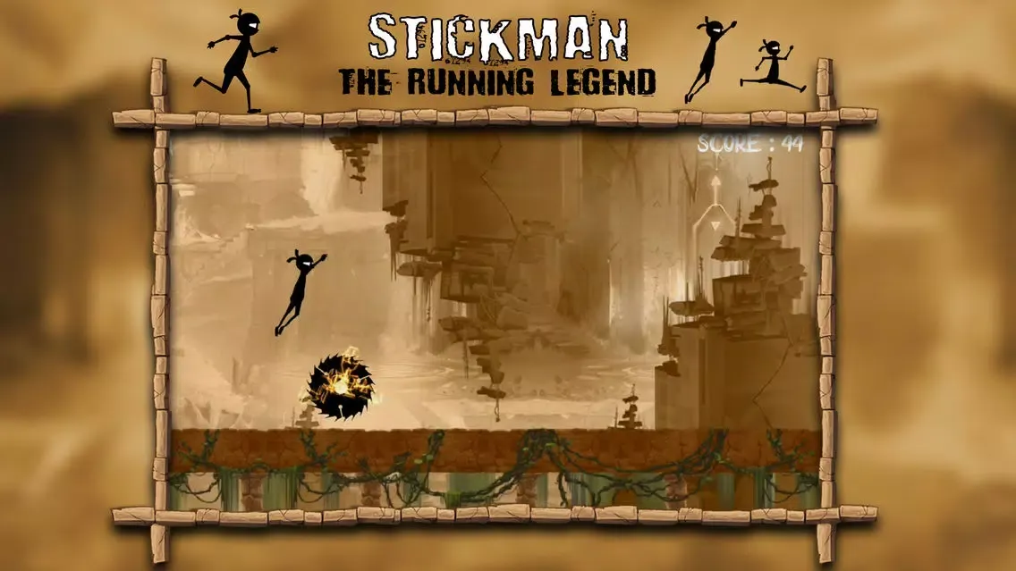 Capturas de tela do StickMan-The Running Legend