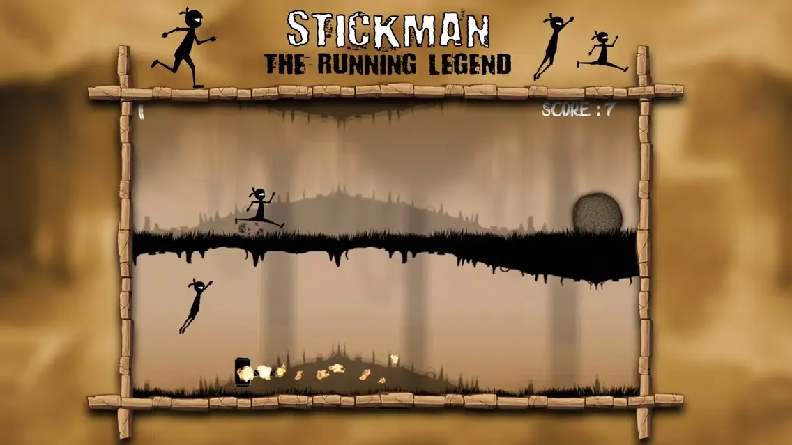 Capturas de tela do StickMan-The Running Legend