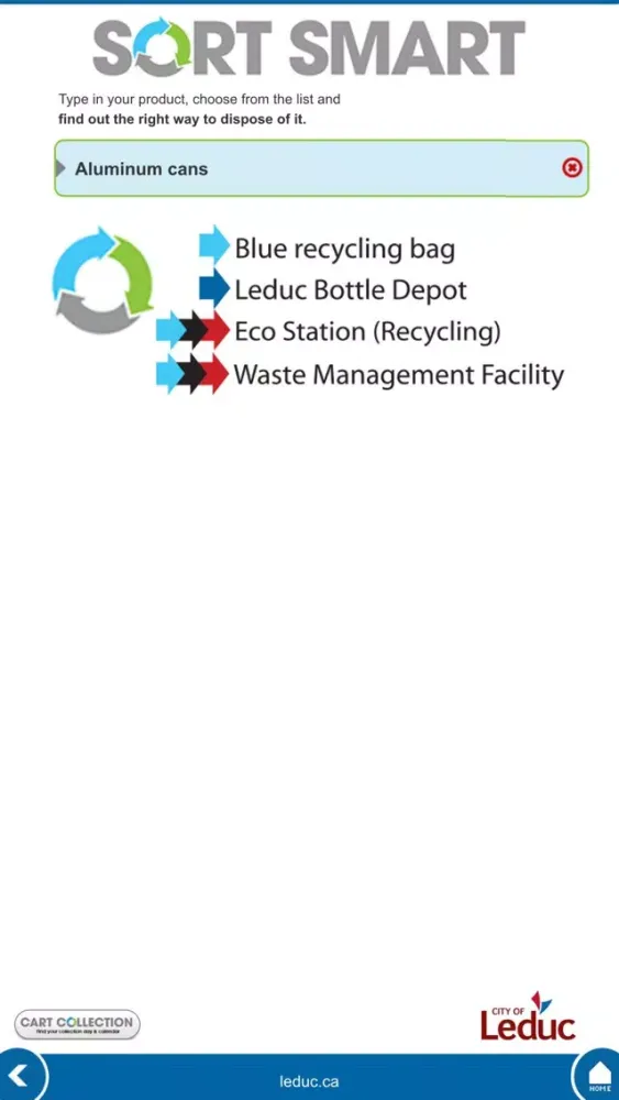 Ảnh chụp màn hình của Leduc Sort Smart
