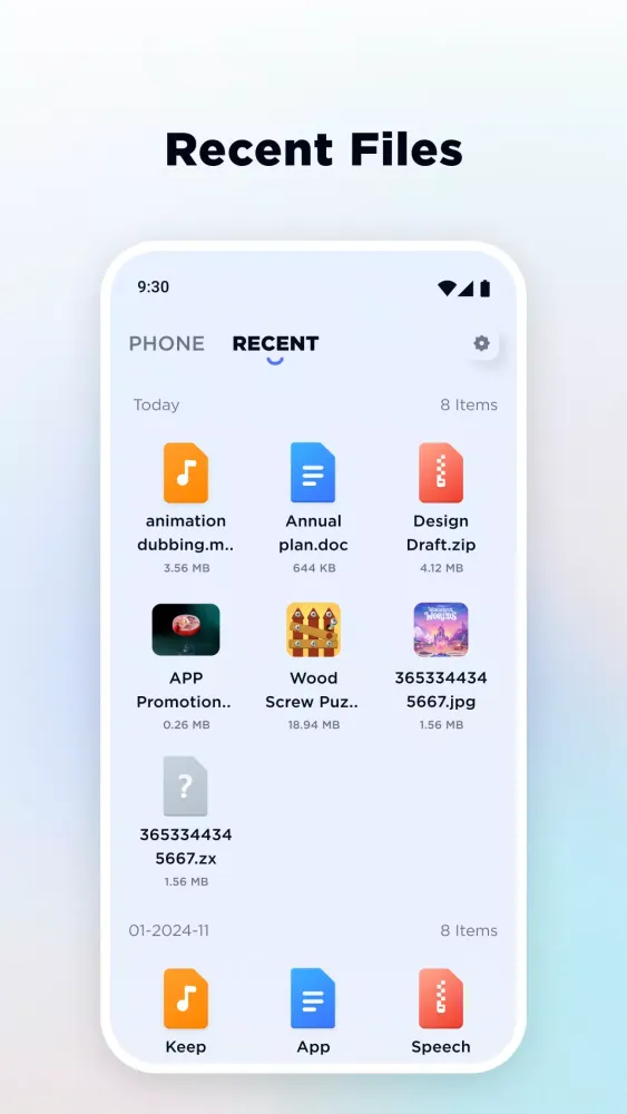 Capturas de pantalla de Device File Helper