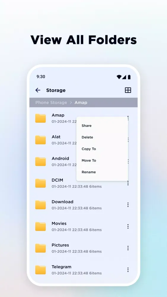 Capturas de pantalla de Device File Helper