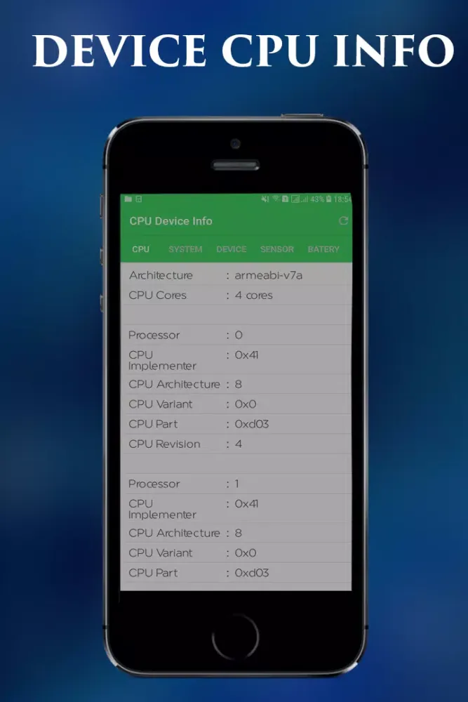 صور CPU DEVICE INFO