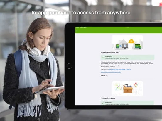ภาพหน้าจอของ Splashtop Personal iPad 